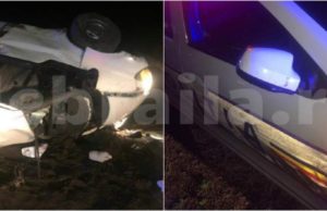 Dubă oprită de poliţişti cu 13 focuri de armă, în Brăila