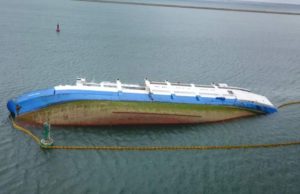 Majoritatea oilor de pe nava scufundată în Portul Midia au murit, după 48 de ore de la naufragiu