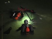 Mașină căzută în Dunăre, în Caraș-Severin. Nu au fost găsite persoane înăuntru