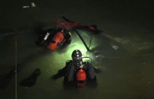 Mașină căzută în Dunăre, în Caraș-Severin. Nu au fost găsite persoane înăuntru