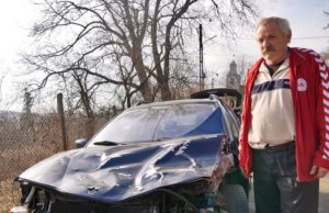 Cine e bărbatul care a lovit ursul din Harghita. Are 6 copii iar mașina sa a fost făcută praf
