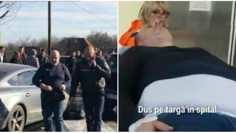Daniel Chițoiu – în picioare după accident, internat în spital, pe targă, câteva ore mai târziu