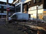 Imagini de război în Galaţi, după explozia puternică din faţa hotelului. Procurorii au deschis dosar penal