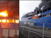 Mesaj Ro-Alert după incendiul puternic din Câmpia Turzii. Arde o hală industrială