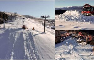 VIDEO | S-a deschis sezonul de schi în Straja, pe pârtie s-a aşternut strat gros de zăpadă. Acces gratuit pentru turişti, de Moș Nicolae