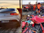 Impact înfiorător în Arad, după o depăşire inconştientă. Un tânăr a murit pe loc, strivit între fiarele maşinii