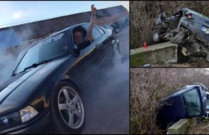 Un băiat a murit de Crăciun, într-un BMW zdrobit într-un cap de pod. Dani avea doar 16 ani