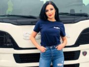 Mălina Ghileschi, cea mai sexy şoferiţă de TIR din România: ‘Lucrez singură şi nu mă văd făcând altceva’