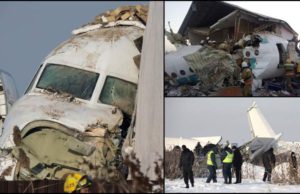 Un avion cu 98 de oameni la bord s-a prăbuşit imediat după decolare. Sunt cel puţin 14 morţi şi zeci de răniţi, în Kazahstan