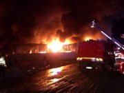 Mesaj Ro-Alert, după incendiul din Afumaţi: „Evitaţi zona. Degajări mari de fum”