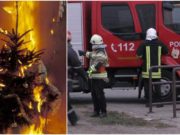 După o ceartă monstru cu iubita, un tânăr din Braşov a dat foc bradului de Crăciun