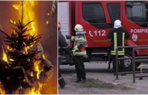 După o ceartă monstru cu iubita, un tânăr din Braşov a dat foc bradului de Crăciun