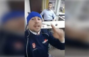 VIDEO | Fost jucător de rugby din Suceva, încătuşat live pe Facebook: „Mă doare mâna!”