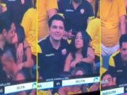„Mi-ați distrus relația, ce mai vreți?” Reacția suporterului infidel care și-a sărutat amanta pe stadion