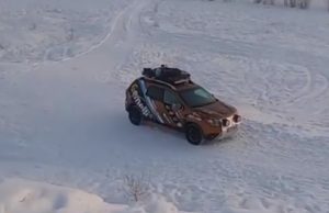 Doi soţi din Satu-Mare au traversat Siberia la minus 60 de grade, cu o mașină românească