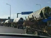 Și România se pregătește de război! (Convoi militar la intrarea în Pitești)