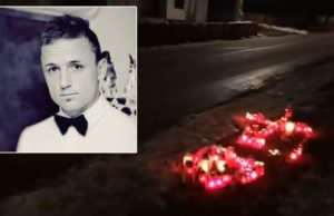 VIDEO | Altar de lumânări pentru George, tânărul ucis în noaptea de Revelion de un șofer fugar.