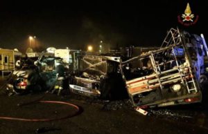 Un român din Italia a murit ars de viu într-o rulotă, într-o parcare din Roma