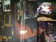 Româncă moartă în Italia, după ce s-a înfipt cu Toyota Yaris într-un autobuz