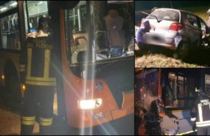 Româncă moartă în Italia, după ce s-a înfipt cu Toyota Yaris într-un autobuz