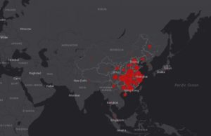 Harta infecţiilor cu coronavirus în timp real, în China şi în lume