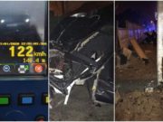 Tânăr scăpat cu viaţă dintr-un accident, prins la volanul unui BMW cu 122 km/h prin localitate, la Turda