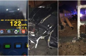 Tânăr scăpat cu viaţă dintr-un accident, prins la volanul unui BMW cu 122 km/h prin localitate, la Turda
