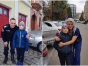 Un băieţel de 9 ani din Aiud a vrut să îi cunoască pe cei doi oameni care i-au salvat viaţa