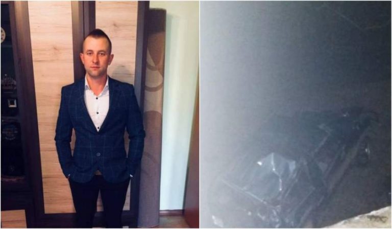 Dan a murit în drum spre petrecerea de Revelion, maşina lui s-a făcut zob pe un drum din Alba