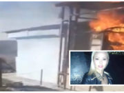 Incendiu uriaș la mormântul Denisei Răducu, în a doua zi a anului