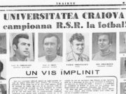 Istoria și mai aiuritoare a CS Universitatea. Autor: același club