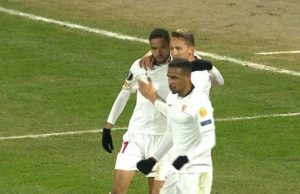 CFR Cluj – Sevilla 1-1. Ardelenii au marcat din penalty acordat cu ajutorul VAR-ului și au fost egalați pe final