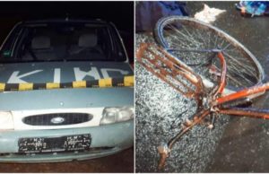 Biciclist ucis la Cluj de un tânăr fără permis, cu maşină neînmatriculată, care a intrat pe contrasens