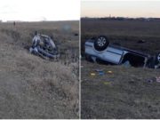 Accident cu doi morţi, în Vrancea, la ieşire din Focşani. Maşina s-a rostogolit pe şosea şi apoi pe câmp