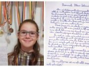 O copilă de 11 ani i-a scris cu mâna tremurândă lui Klaus Iohannis: „Nu vă gândiţi la dumneavoastră, ci la urmaşi… Cu respect şi speranţă”