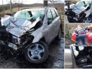 Copilul de 13 ani care a murit în accidentul de la Hunedoara conducea cu viteză un bolid Mercedes ML