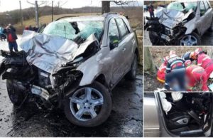 Copilul de 13 ani care a murit în accidentul de la Hunedoara conducea cu viteză un bolid Mercedes ML