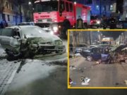 Tânăr ucis, iar părinţii răniţi de un șofer băut, care a distrus o mașină pe contrasens, în Cluj
