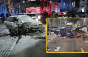 Tânăr ucis, iar părinţii răniţi de un șofer băut, care a distrus o mașină pe contrasens, în Cluj