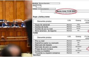 Priviți și cruciți-vă! Cât costă o masă la Camera Deputaților! Cele mai mici prețuri pentru aleșii neamului