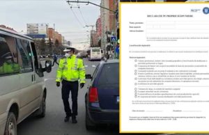 Model actualizat de declaraţie pe propria răspundere