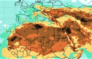 Un nor uriaș de praf va trece peste România în următoarele două zile