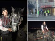 Sergiu, tatăl care s-a urcat pe cal și s-a dus la maternitate ca să își vadă băieţelul abia născut și soţia: „Să le duc de mâncare”