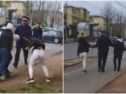 Elevă păruită pe stradă de fostul iubit, în Târgovişte, după ce a chemat-o să-i dea un mărţişor