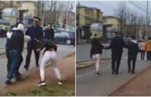 Elevă păruită pe stradă de fostul iubit, în Târgovişte, după ce a chemat-o să-i dea un mărţişor