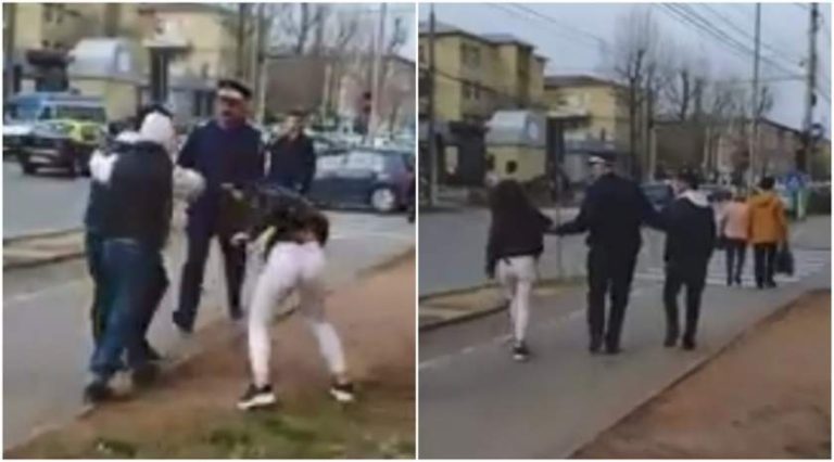 Elevă păruită pe stradă de fostul iubit, în Târgovişte, după ce a chemat-o să-i dea un mărţişor 