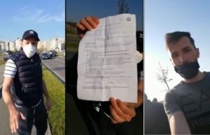 Abuz sau tupeu? „Să-ţi ia permisul, să-ţi dea şi 2.000 lei amendă… Avem acte, declaraţie, mănuşi şi mască, totul în regulă“