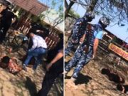 Bărbat bătut cu sălbăticie de șeful Poliției Bolintin Vale: ‘Mai faci live-uri pe Facebook?’