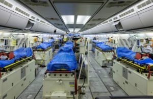 Nemţii au făcut spital într-un avion și zboară cu el să trateze bolnavii de coronavirus din Franţa sau Italia