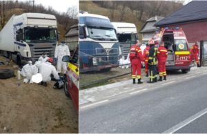 Şofer de TIR întors din străinătate, aflat acasă în autoizolare, mort în curte, strivit de cabina care a căzut pe el, în Bistriţa